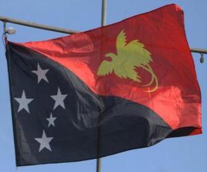 yapboz Papua Yeni Gine bayrağı